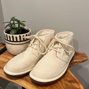 UGG Neumal Canvas Fur Boots